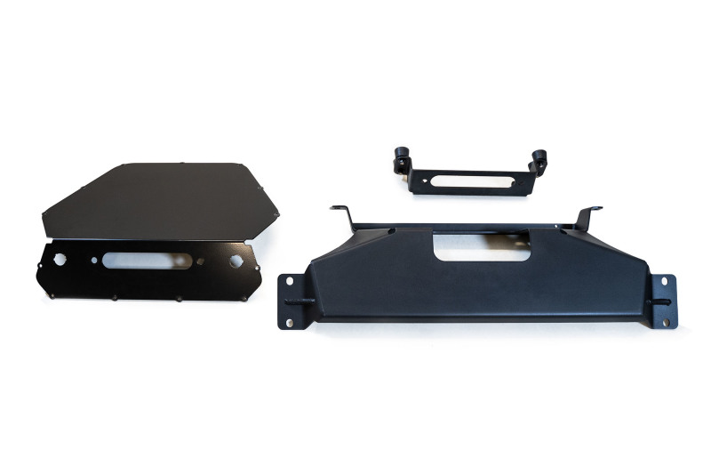 Ford Raptor Stealth Fighter Winch Kit - Front - Addictive Desert Designs - Stealth Fighter, Hammer Black Powder Coat - Hammer Black - `22-`27